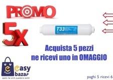 Filtro T33 carbone attivo per