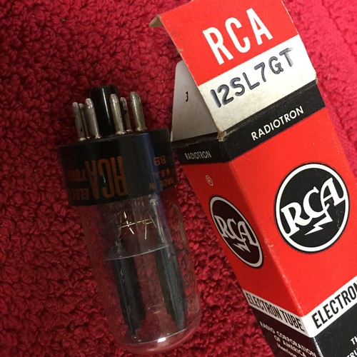 12sl7gt rca tubo vintage nos - rca,