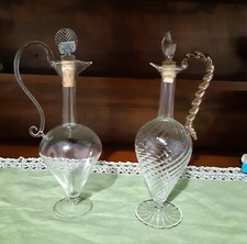 Anfore in vetro soffiato adatte a contenere liquori