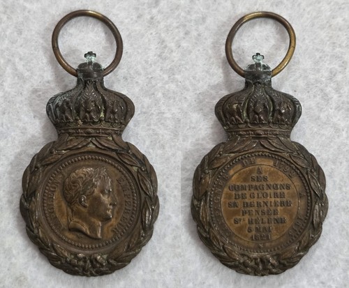 Medaglia napoleone 1821 - medaglia,