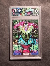 POKEMON - HORROR VENUSAUR - DARK EDITION - GRADED CARD 10 - NO PSA BGS - CUSTOM.