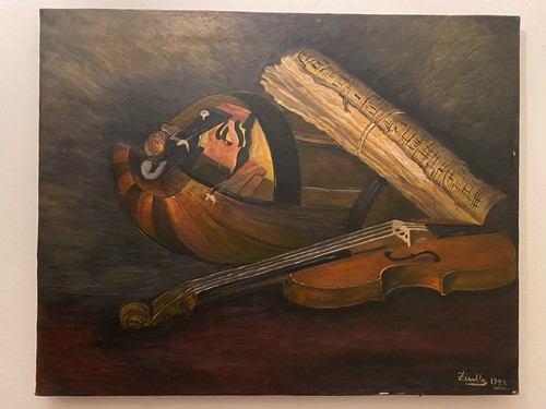 Dipinto olio tela x - olio, su