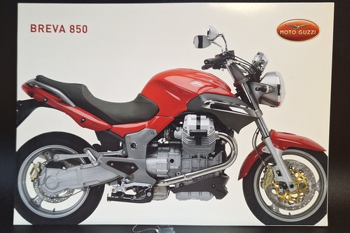 Brochure depliant moto guzzi - depliant,