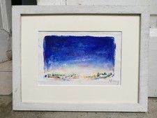 Augusto Sciacca (Messina 1945) Marina Tecnica mista su cartoncino