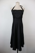 JUST CAVALLI VESTITO DONNA TG. 44 DRESS WOMAN ITALY CASUAL VINTAGE SETA