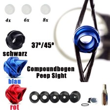 Arco composto 37/45 gradi Peep Sight depuratore tiro con l'arco visiere vista arco