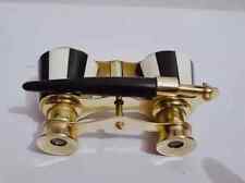 Antico binocolo in ottone per