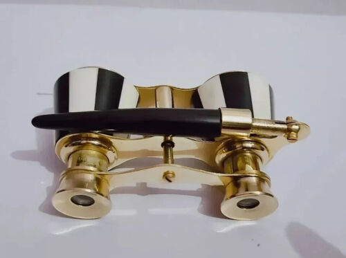Antico binocolo ottone per - in,