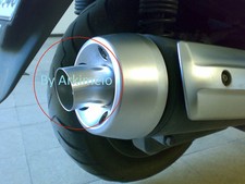 Tromboncino beccuccio x marmitta Majesty 400 Modello "Eco dritto" con incisione