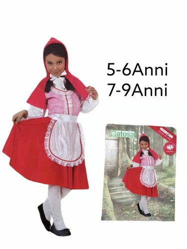 Costume vestito cappuccetto - vestito,