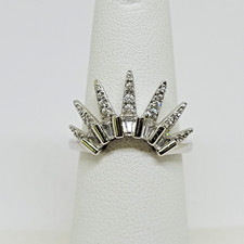 Anello cocktail QVC argento