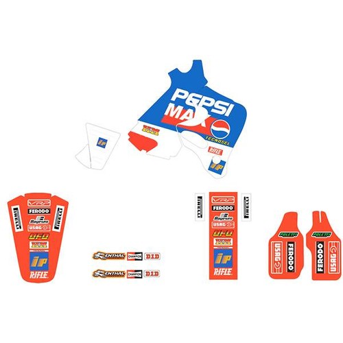 Kit adesivi team - kit,