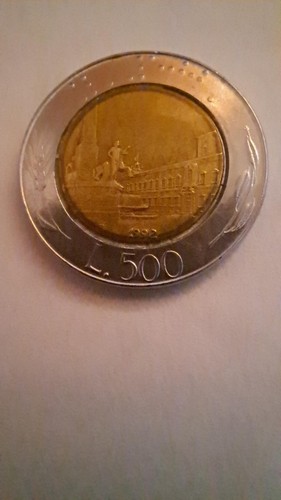 500 lire bimetallica 1992 - 500,