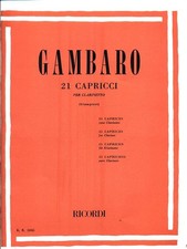 21 CAPRICCI PER CLARINETTO