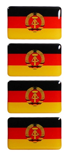 Bandiere ddr set - -, adesivi