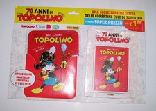 TOPOLINO libretto copertine in metallo 70 anni, prime 30 uscite nuove perfette