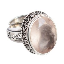 Anello ovale in argento