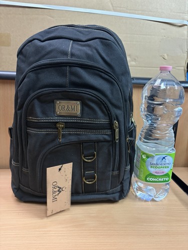 Zaino nero 45x28x18 canvas - 45x28x18,
