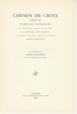 PERICLE PATOCCHI, CHEMIN DE