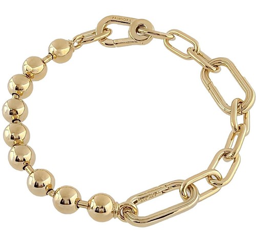 100 new pandora - gold, metal