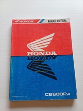 HONDA CB 600 F 1998 manuale officina ITALIANO originale