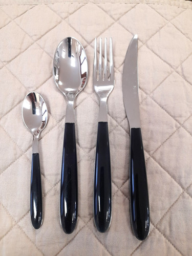 Set posate acciaio - 24,