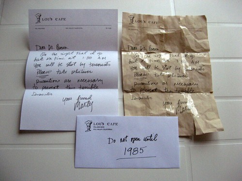 Lettera che marty scrive - lettera,