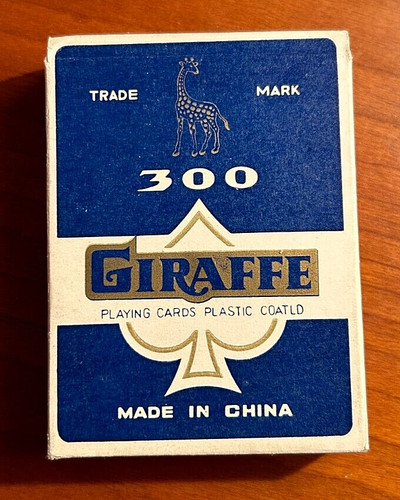 Carte gioco vintage giraffe - da,