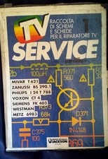  Rara rivista con schemi informazioni su tv service originale nuova sigillata 
