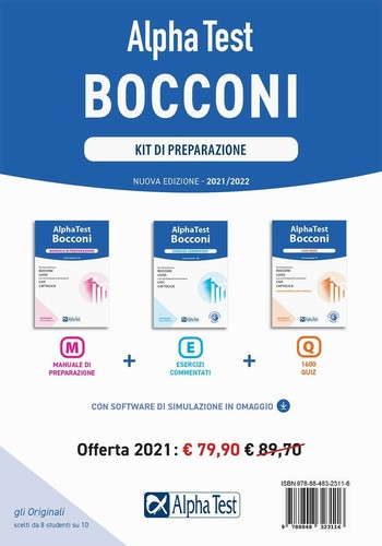 Alpha test bocconi kit di - test.,
