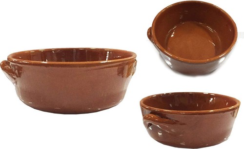 Tegamini alti terracotta - tegamini, in