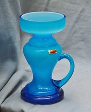 Vaso Supporto Candela Pop Art Panton Era Seventies, Celeste, Friedrich Kristall,