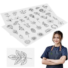  2 fogli di schemi di ricamo