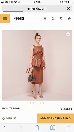 Borsa secchiello fendi mon - a,