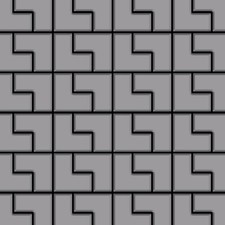 Piastrella mosaico metallo