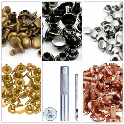 Borchie rivetti doppio tappo