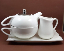 St etienne set tea for one porcellana vassoio+latterina e vassoio cm 20 x 12