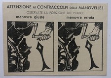 Cartolina pubblicitaria inail - pubblicitaria,
