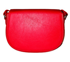 Borsa a tracolla curva in vera