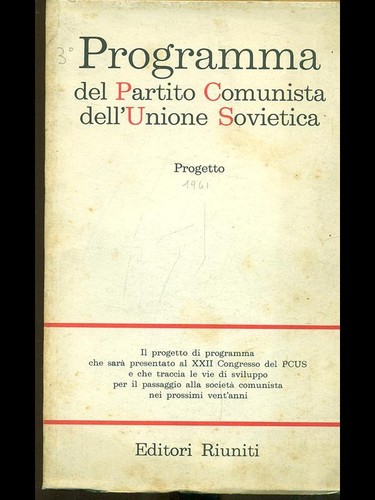 Programma del partito - programma,