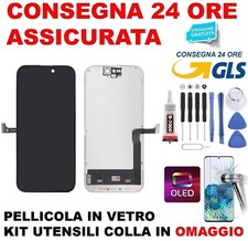 DISPLAY SOFT OLED APPLE IPHONE 15 PRO 120 Hz VETRO SCHERMO PARI ORIGINALE TOUCH