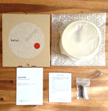 Orologio da Parete Kehai Legno Lemnos Alluminio φ130xd55mm KM22-01 YE Giallo Nuovo Giappone 13w