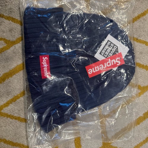 Supreme beanie overdyed - supreme, navy