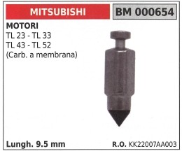 Spillo carburatore membrana - spillo,
