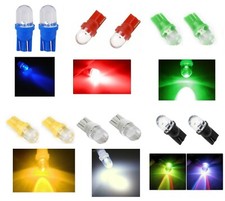 2 WHITE RED BLUE GREEN YELLOW
