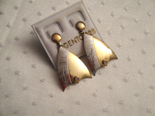 Orecchini vintage argento - in,
