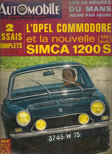Automobile 255 1967 24h du - 24h,