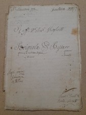 COLLEZIONE DOCUMENTI ANTICHI: Atti del Tribunale di PALLANZA 1833