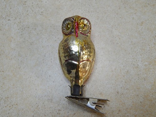 Vintage raro gufo - in, vetro