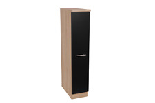 Armadio Da Farmacia 30 Cm Rovere Spazzolato Nero Merle, Luis, Peter